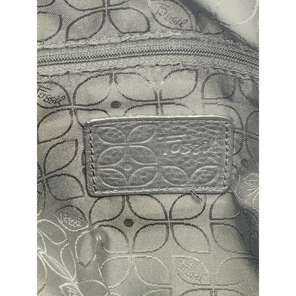 Fossil Black Pebbled Leather Multi-Compartment Satchel Shoulder Bag Y2K‎